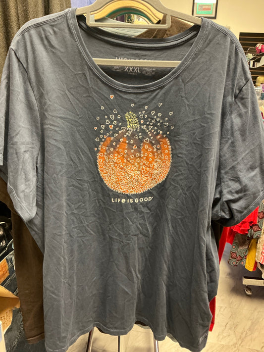Life is Good T-Shirt XXXL Dark Gray