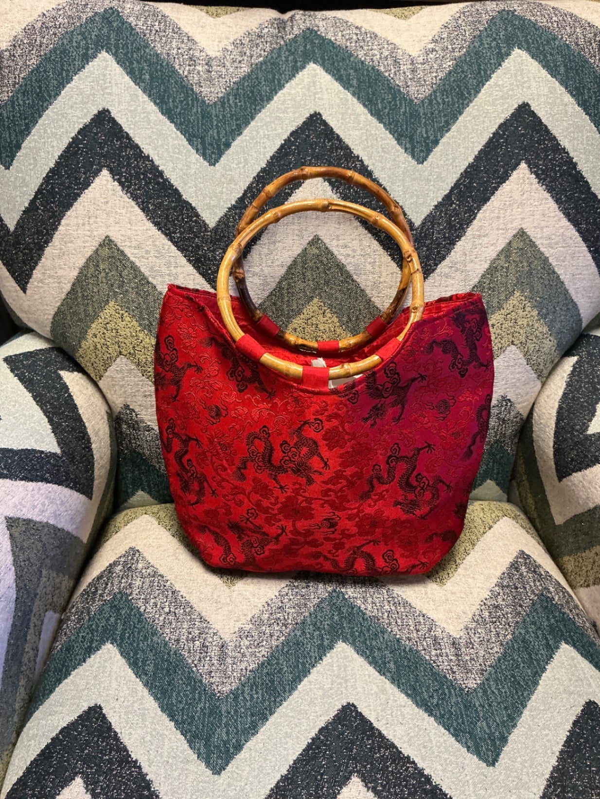 Handbag Red Dragons