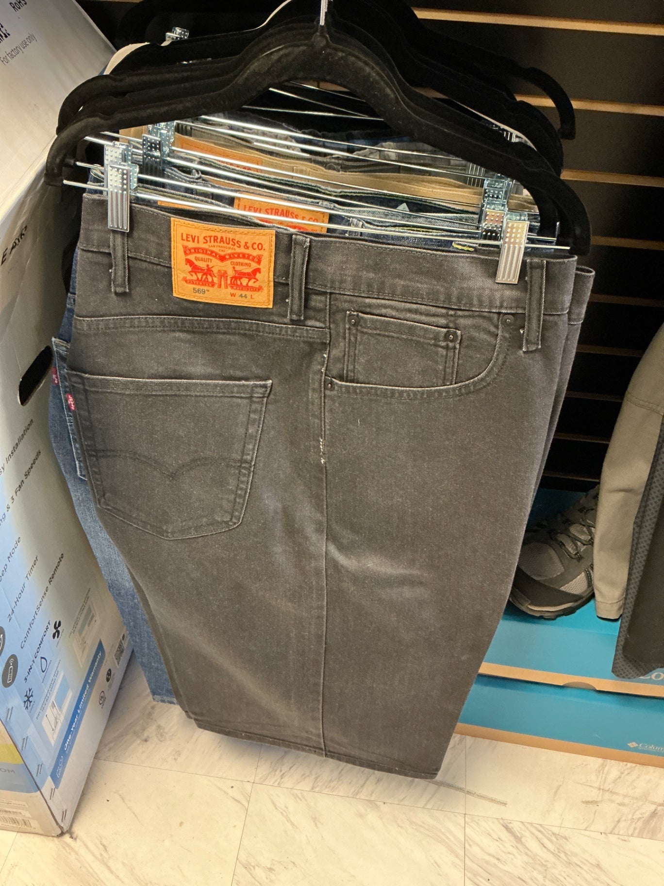 Levi Strauss & Co. Jean Shorts 44 Dark Gray