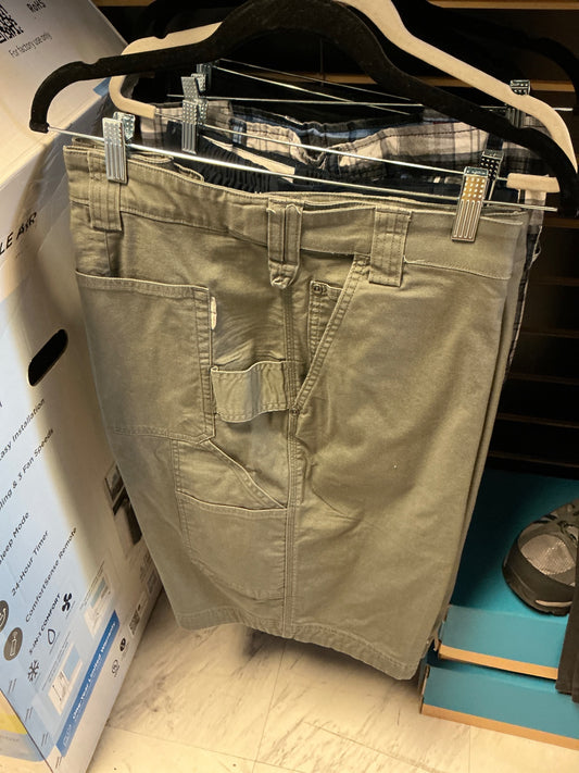 Duluth Trading Cargo Shorts 46 Olive Green