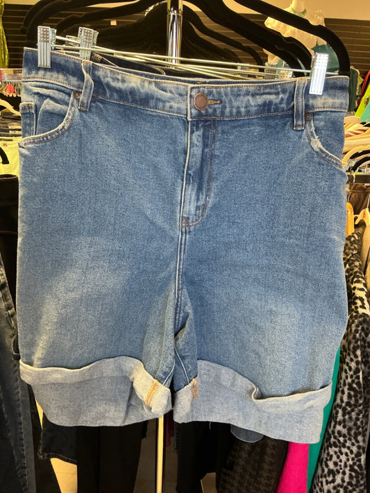 Lane Bryant Denim Shorts 24 Light Blue