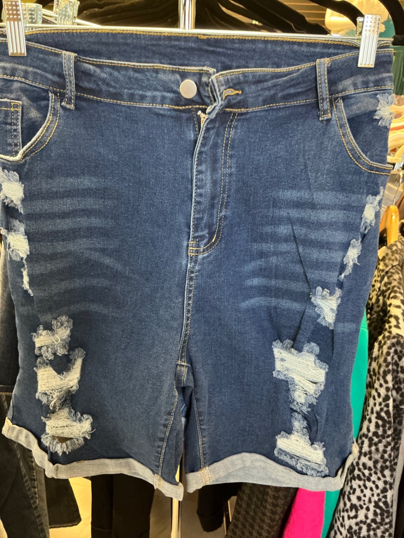 Denim Shorts 3XL Dark Blue