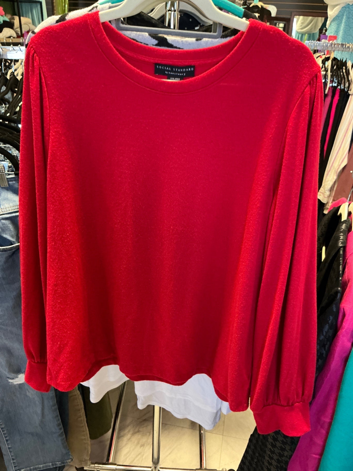 Social Standard Sweater XXL Red
