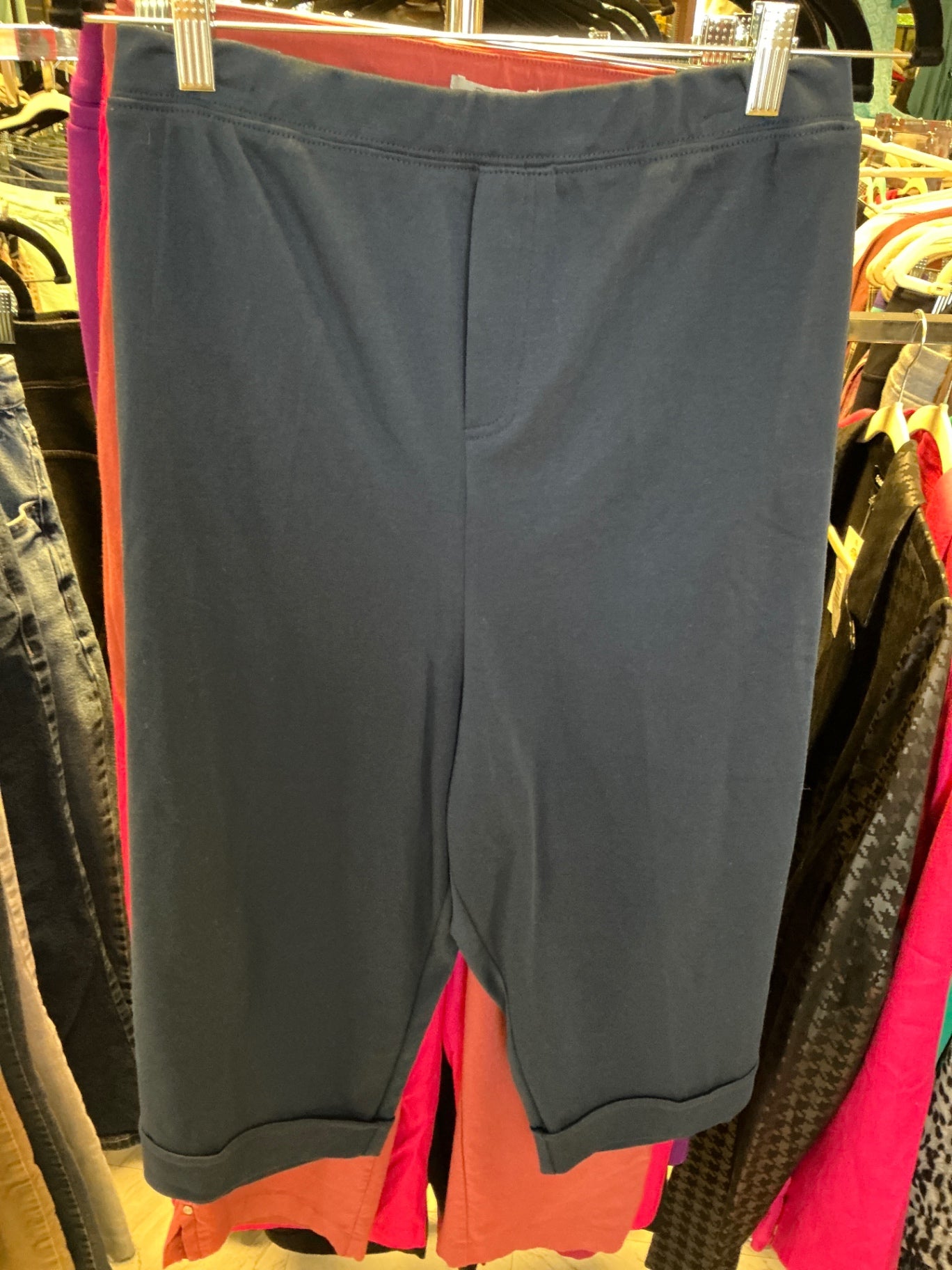 Links Capri Pants 2X Navy Blue