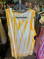 Members mark Tank Top XXL Yellow and White