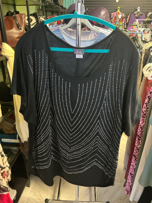 Dots T-Shirt 3X Black