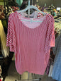 Sew In Love T-Shirt 3XL Red and White