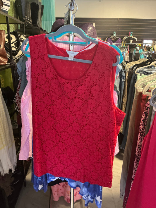 cj banks Tank Top 2X Red