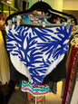 Kona Sol Swim Bottom 2X Blue and White