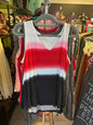 Maurices Tank Top XL Red, White, Navy