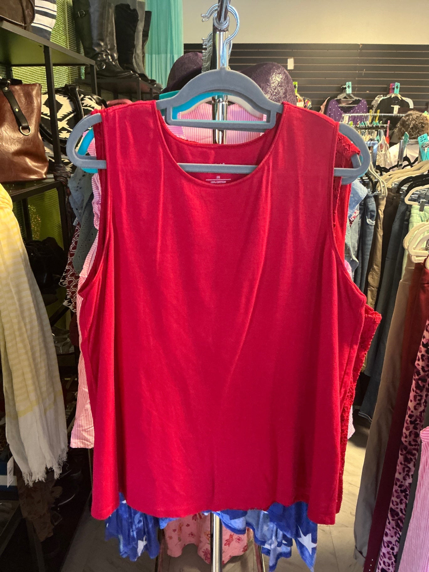 cj banks Tank Top 2X Red