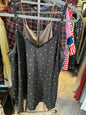 Torrid Cami Top 1 Black with White Dots