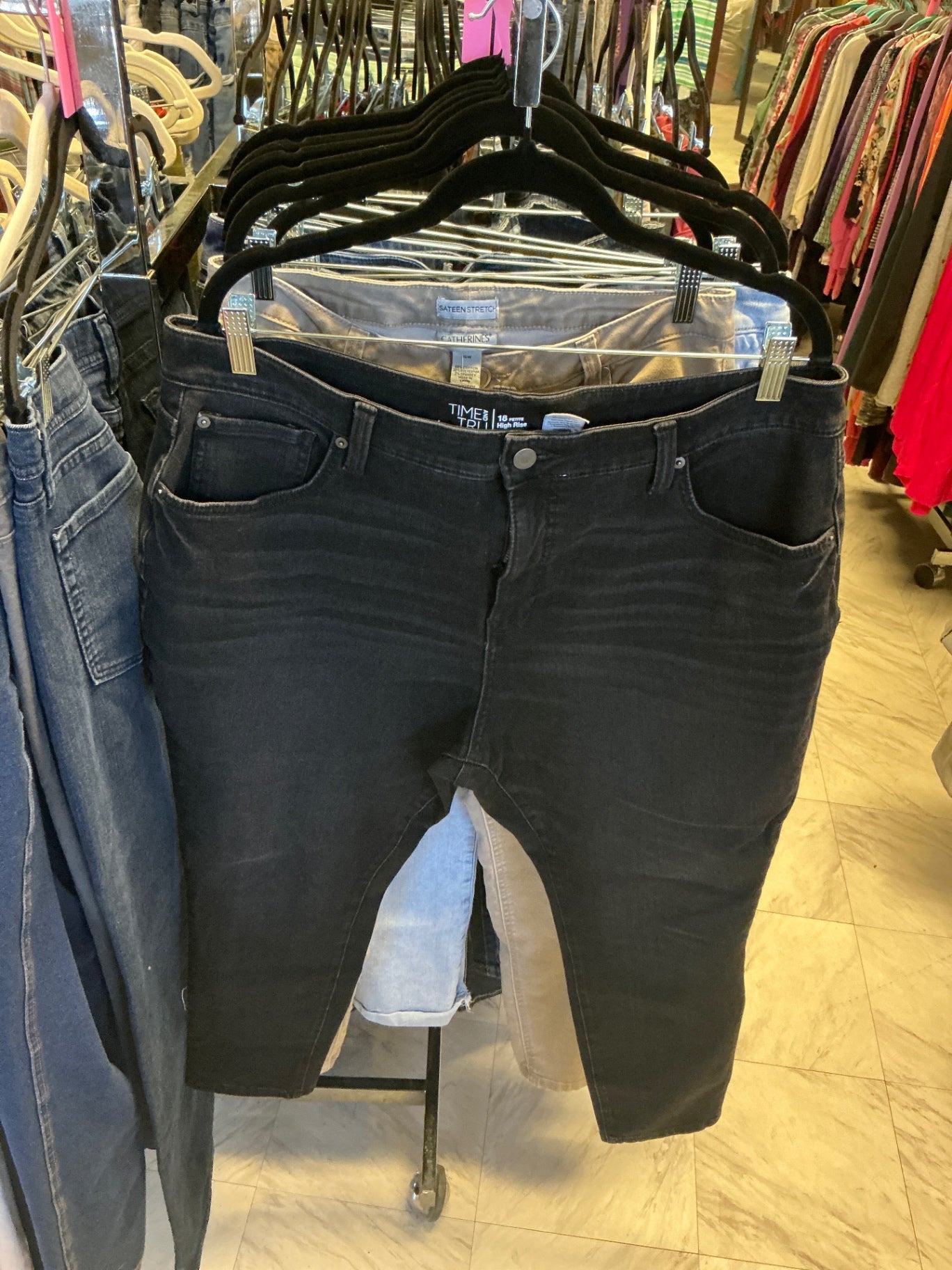 Time and Tru Jeans 18 Black