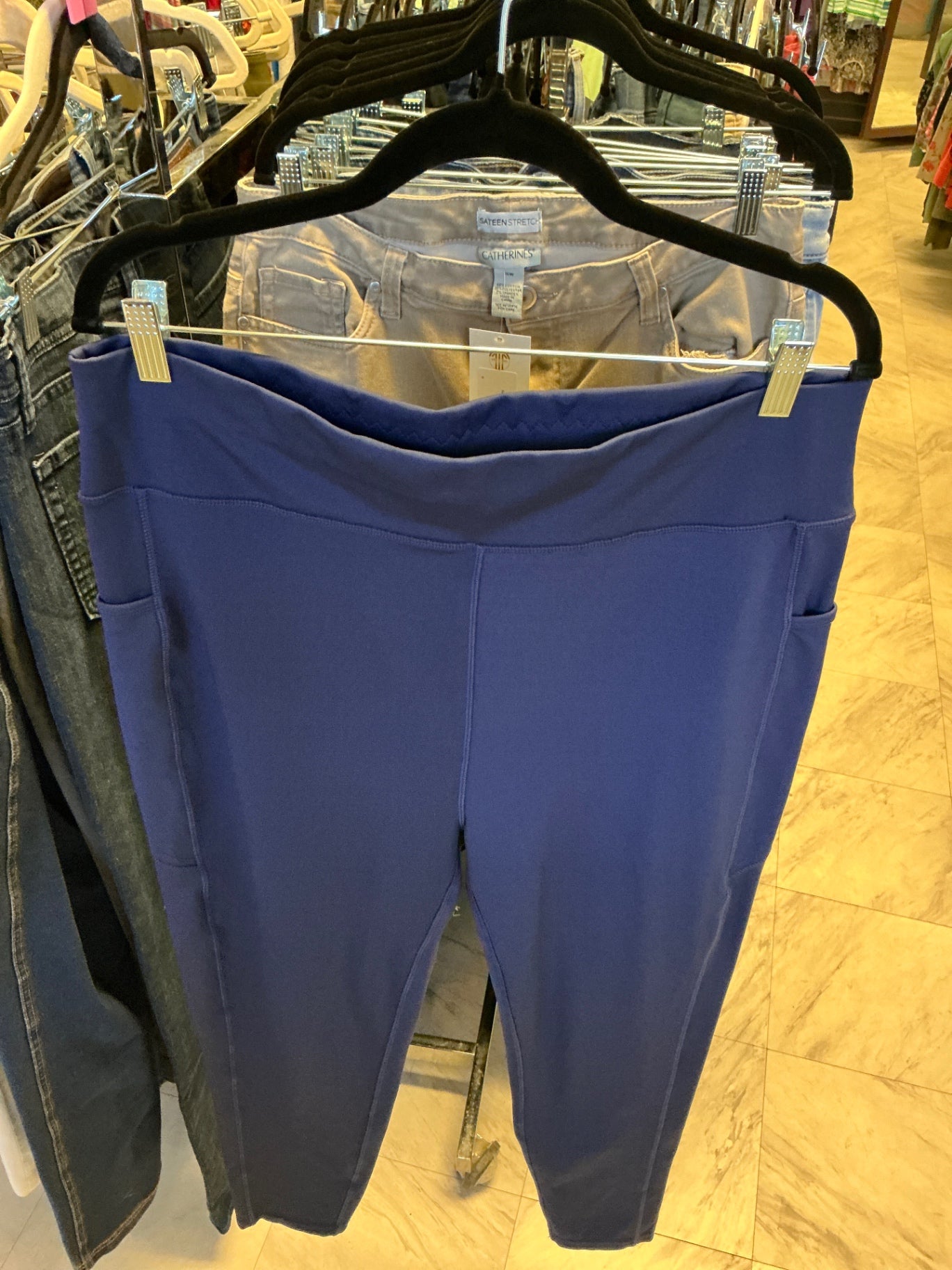 POP Fit Leggings 4X Navy Blue