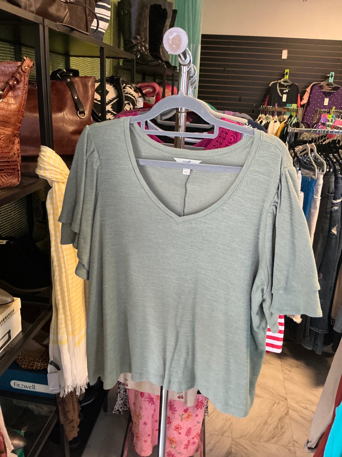 Terra & Sky T-Shirt 1X Green