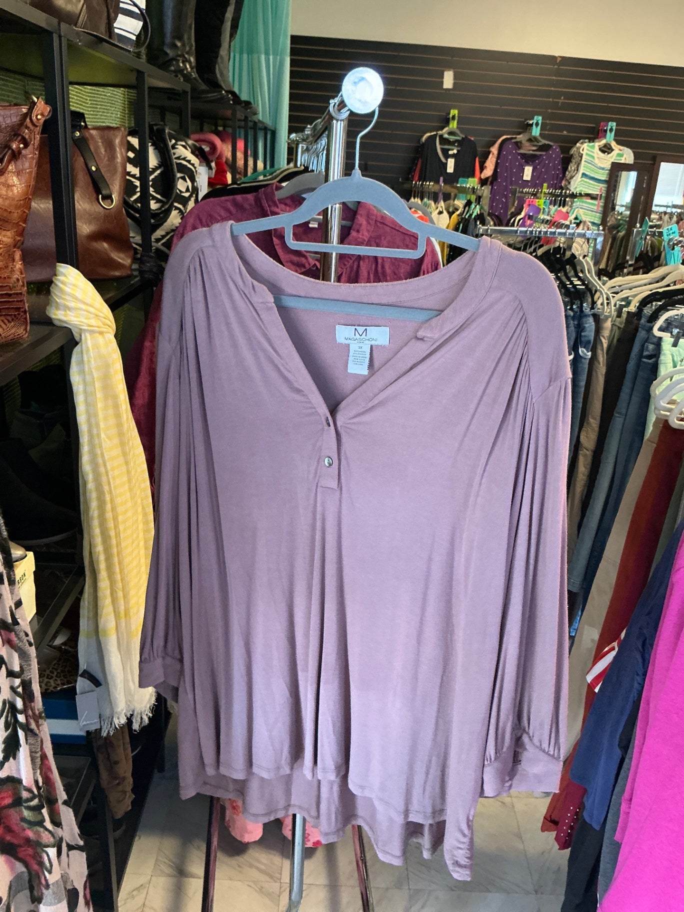 MAGASCHONI Tunic 3X Lavender