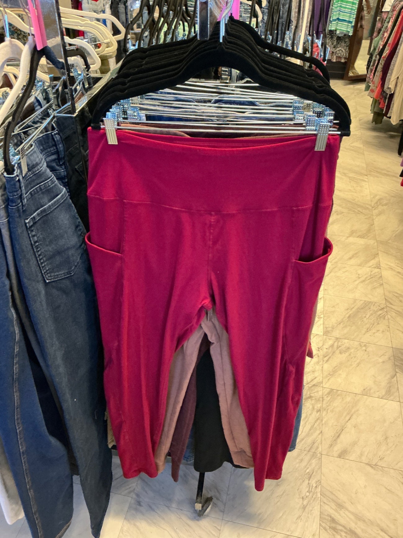 Leggings 2XL Red