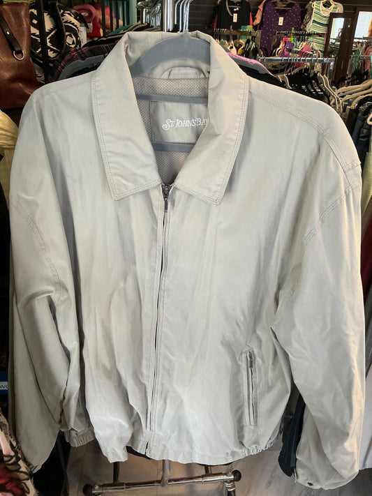 St. John's Bay Jacket XXL Light Gray