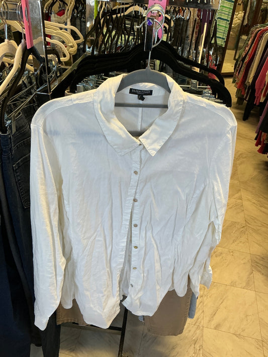 Eileen Fisher Shirt 1X White
