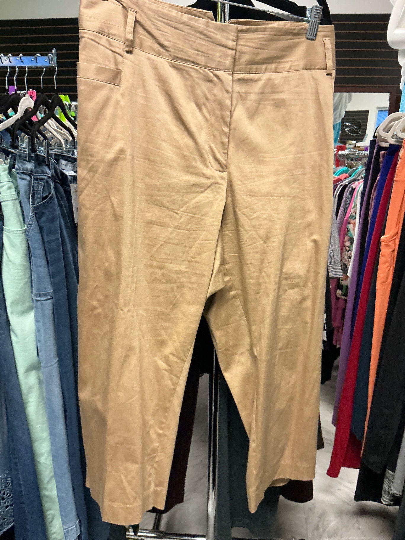Lane Bryant Capri Pants 22 Beige