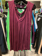 Olivia Moon Tank Top 3X Burgundy NWT