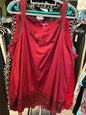Woman Within Tank Top 30/32 Maroon
