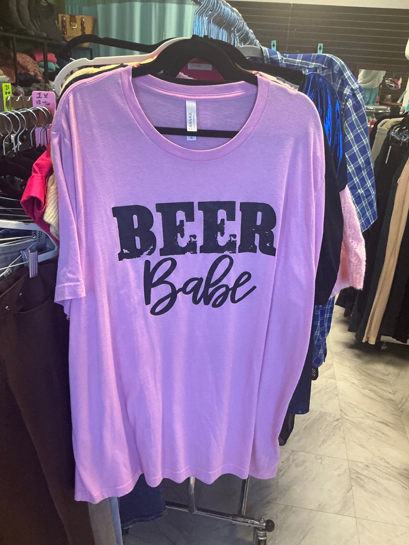 Canvas T-Shirt 3XL Pink