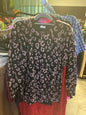 Oddi Sweater 2XL Black with beige leopard print
