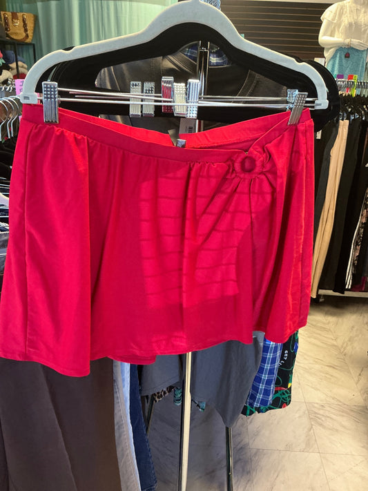 Torrid Swim Skirt 2 Red