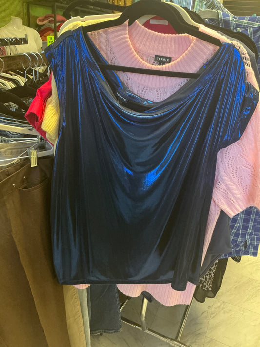 Torrid Top 1 Navy Blue