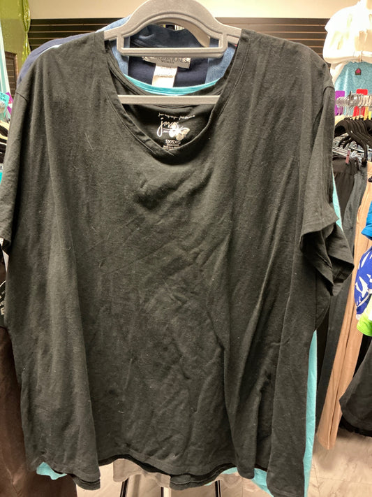 Just My Size T-Shirt 5X Black