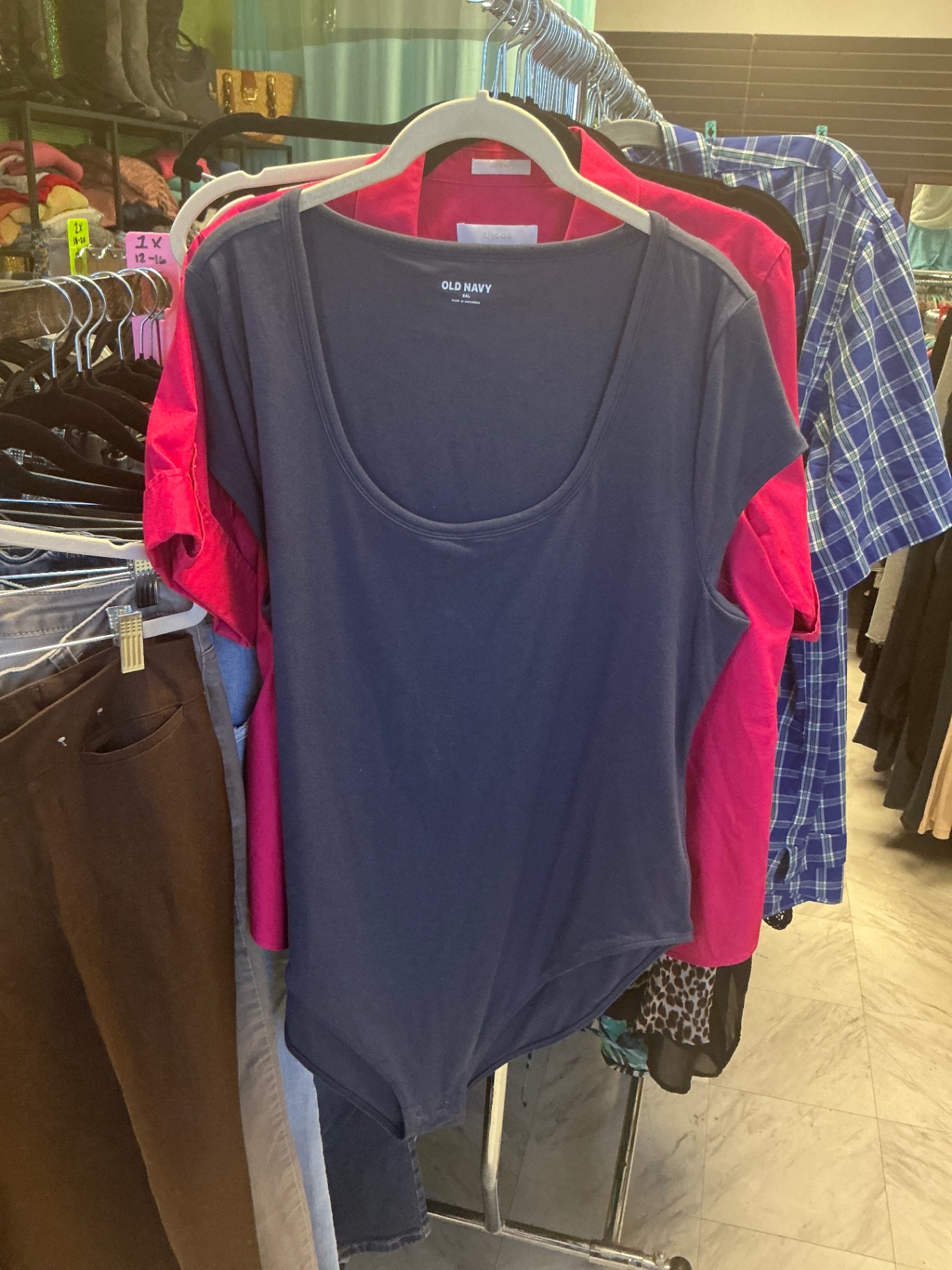 Old Navy Bodysuit XXL Dark Blue