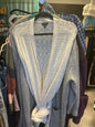 Torrid Cardigan 3/4 Gray and White
