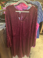 Maurice’s Dress 2 Burgundy