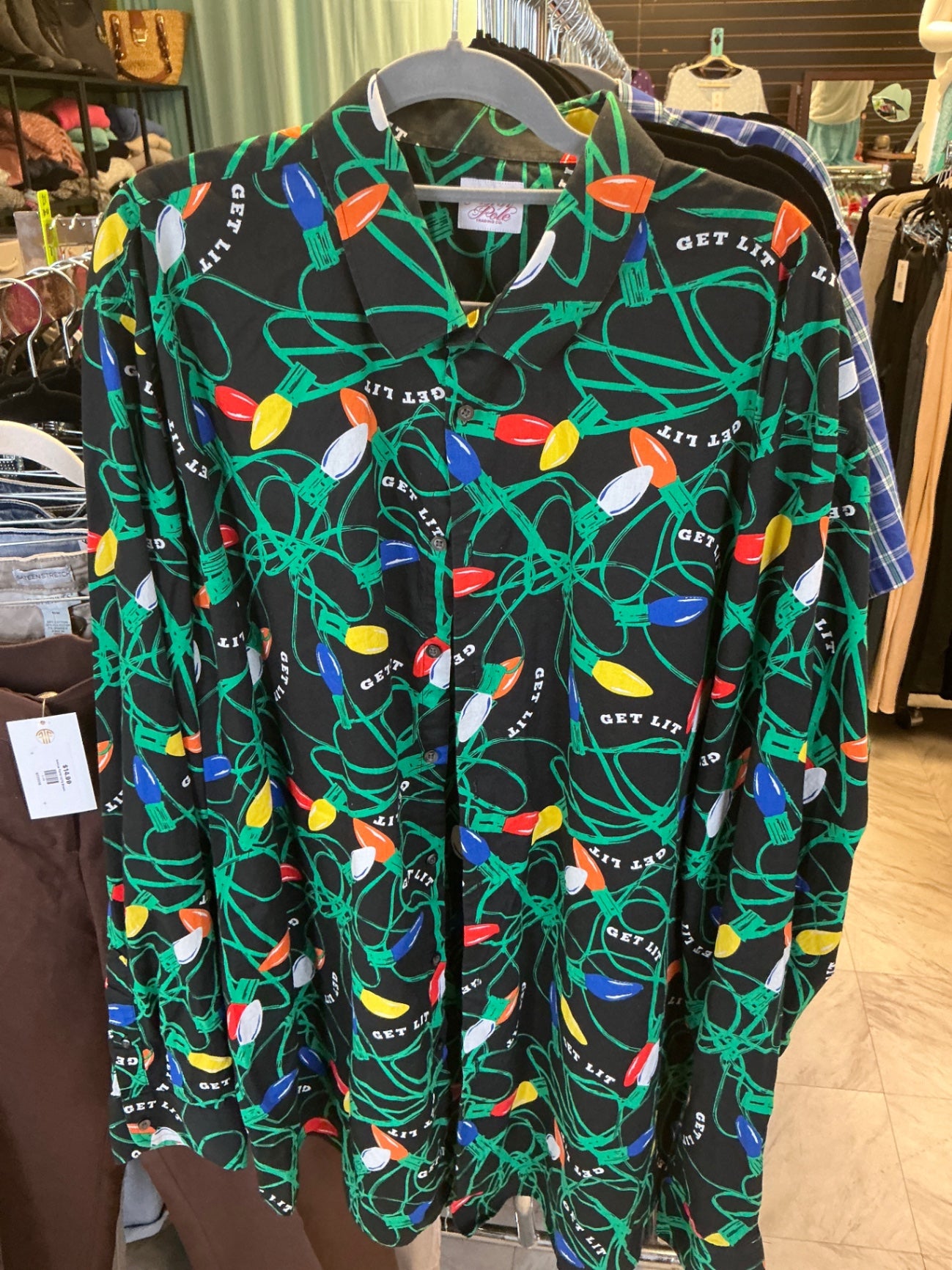 North Pole Shirt 3XLT Black