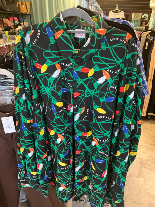 North Pole Shirt 3XLT Black