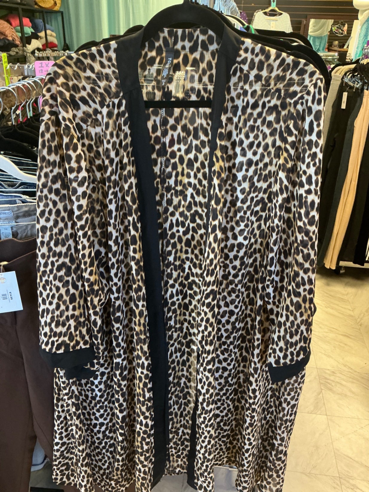 Torrid Swimsuit Cover Up 3 Leopard Print