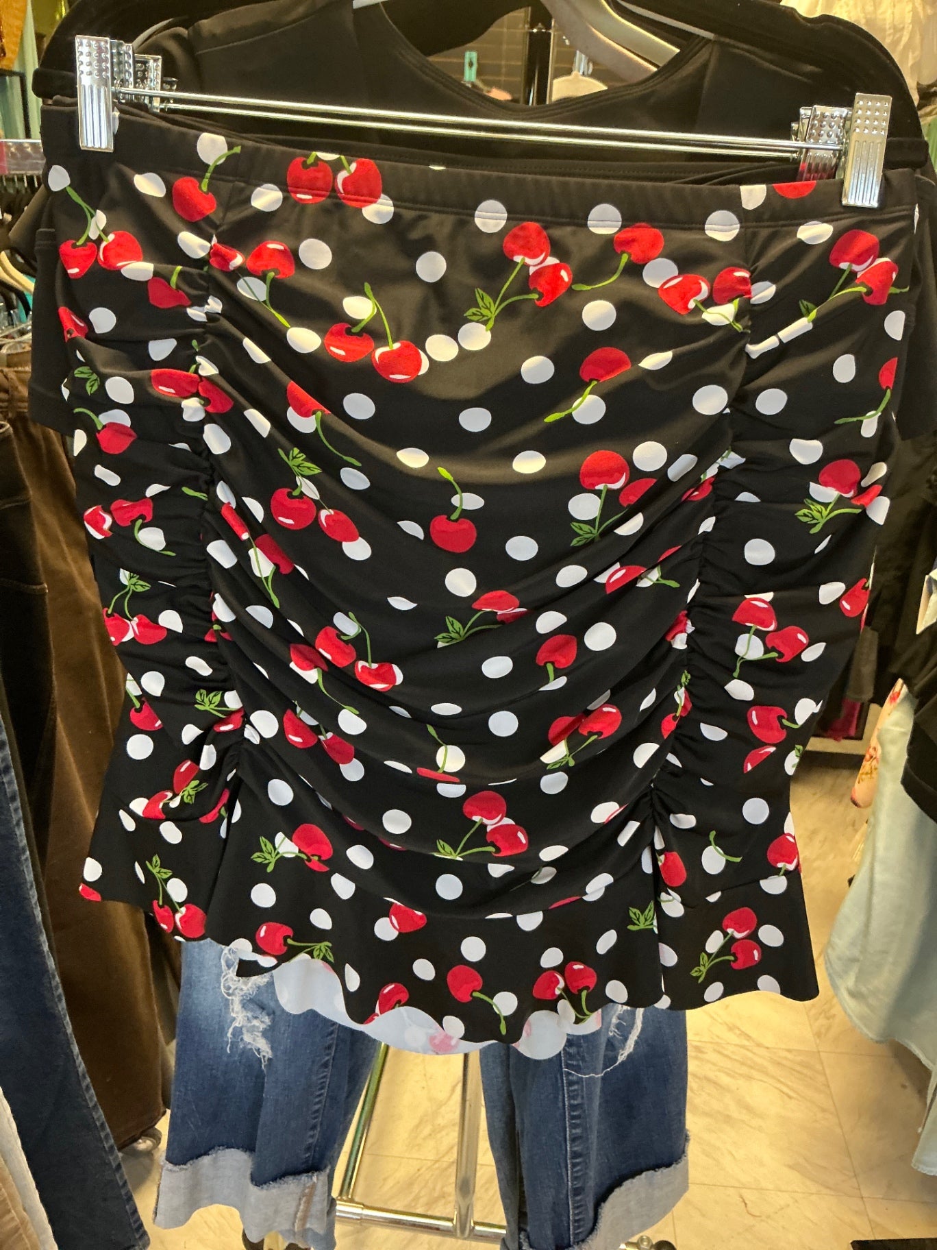 Torrid Swim Skirt 3 Black
