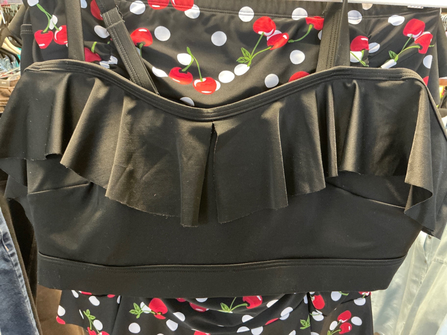 Cacique Swim Top 16 Black