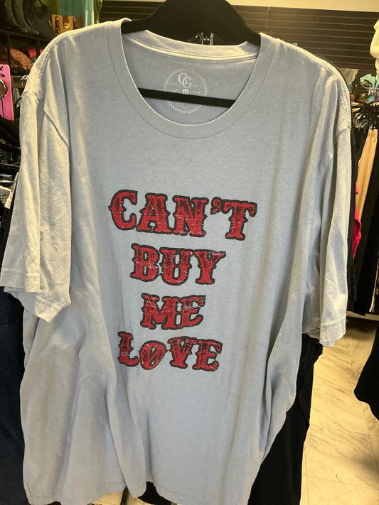 Glitzy Girlz T-Shirt 4X Gray