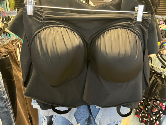 Torrid Swimsuit Top 4 Black