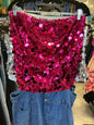 Shein Skirt 4X Hot Pink