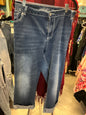 Revolt Capri Jeans 24W Dark Blue