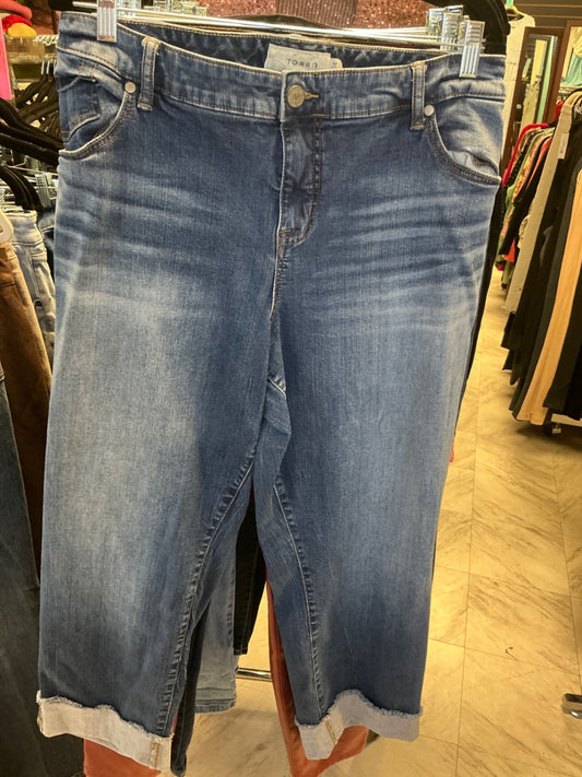 Torrid Capri Pants 24 Denim Blue