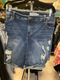 Torrid Denim Shorts 24 Dark Blue