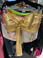 Unique Vintage Swim Bikini Top 3X Gold