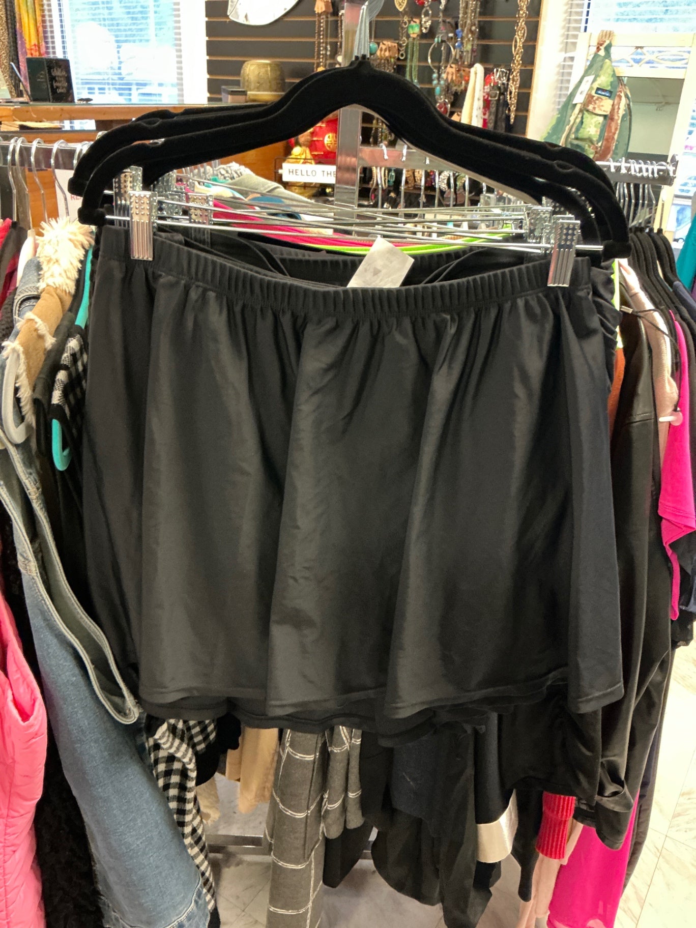 Gloria Vanderbilt Swim Skirt 22 Black
