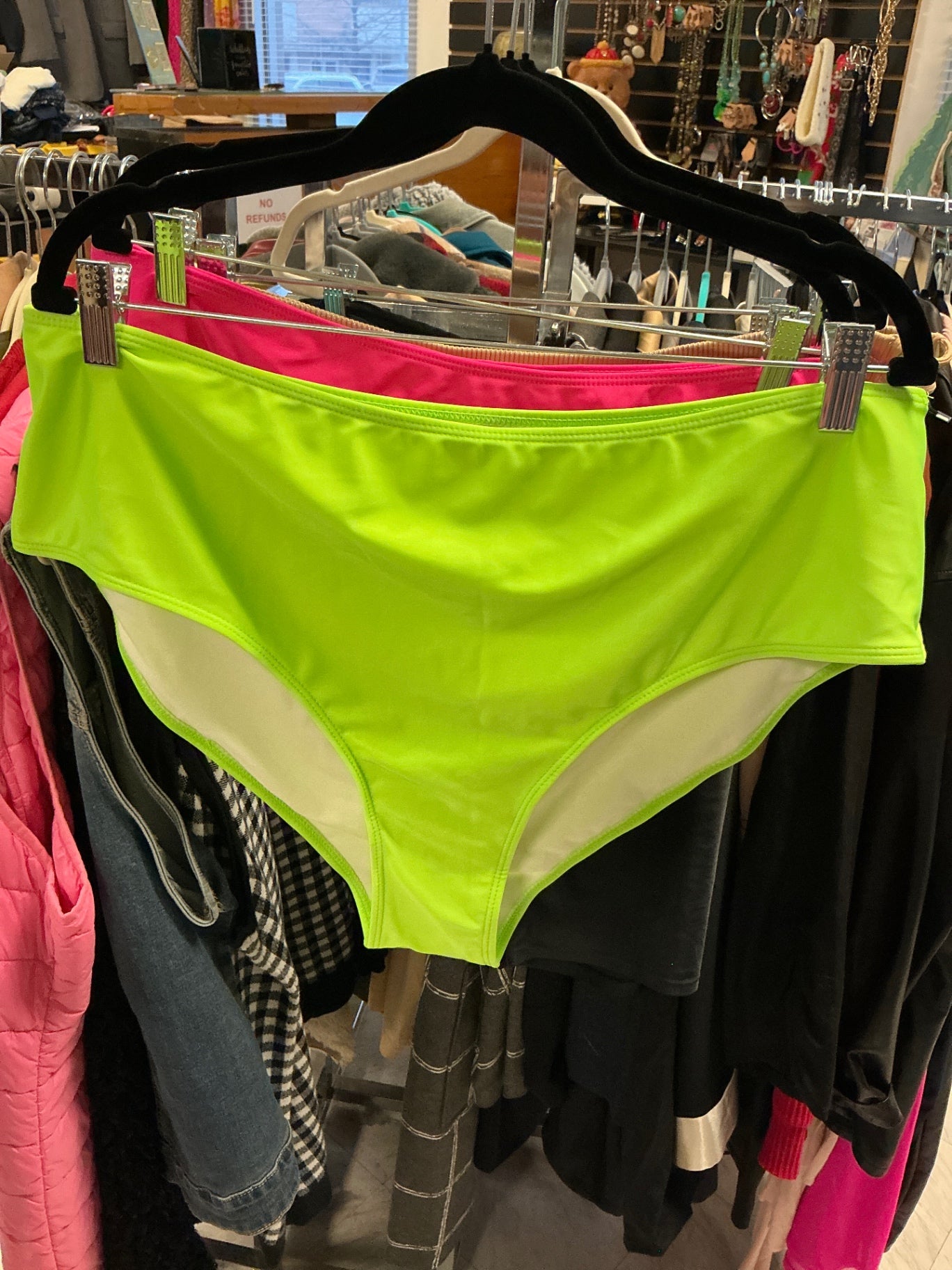 Swim Bottoms 4X Neon Green NWT
