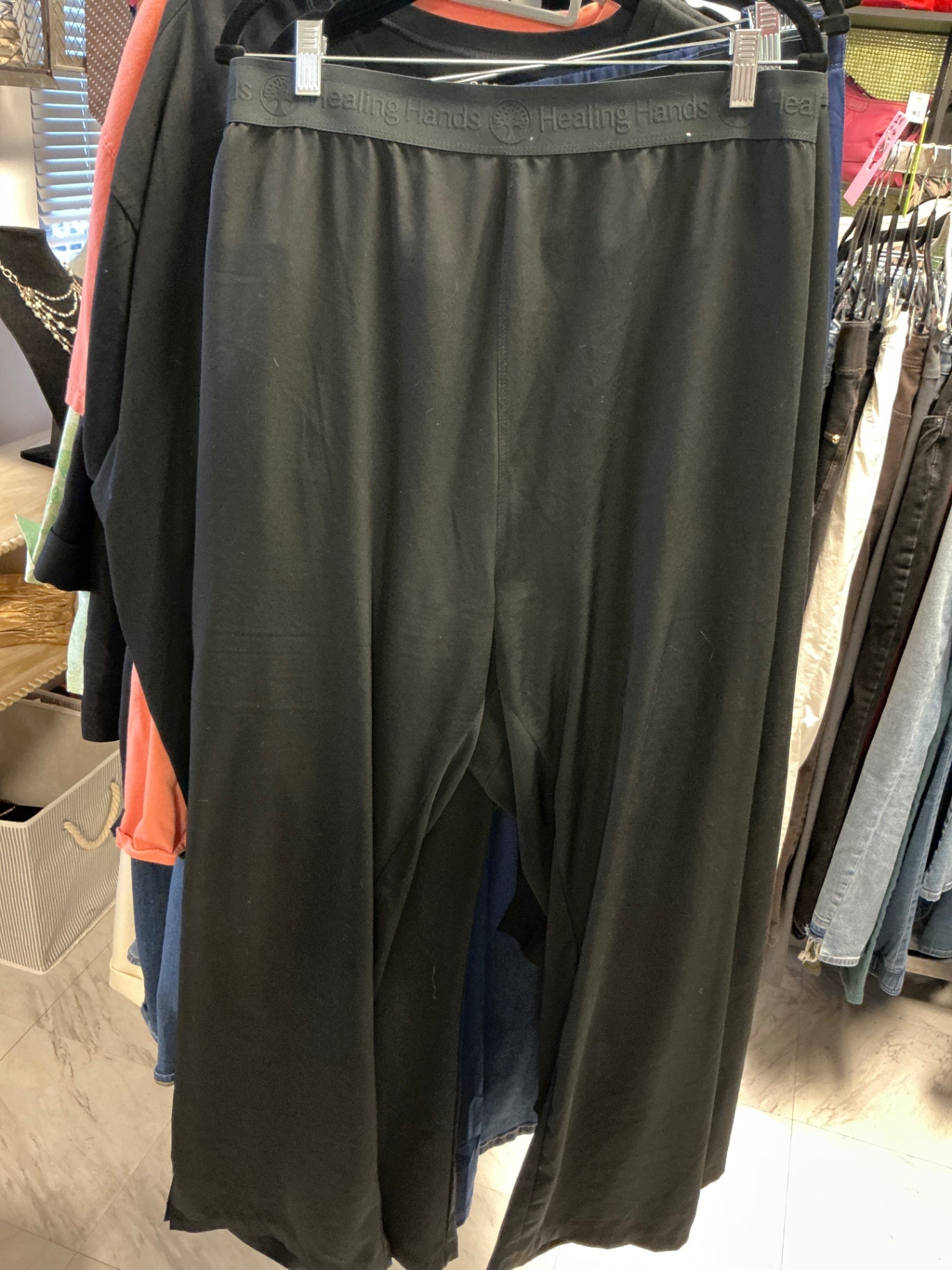 Healing Hands Scrub Pants 4XL Black