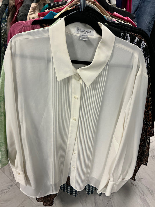 Judith Hart Shirt 22W White
